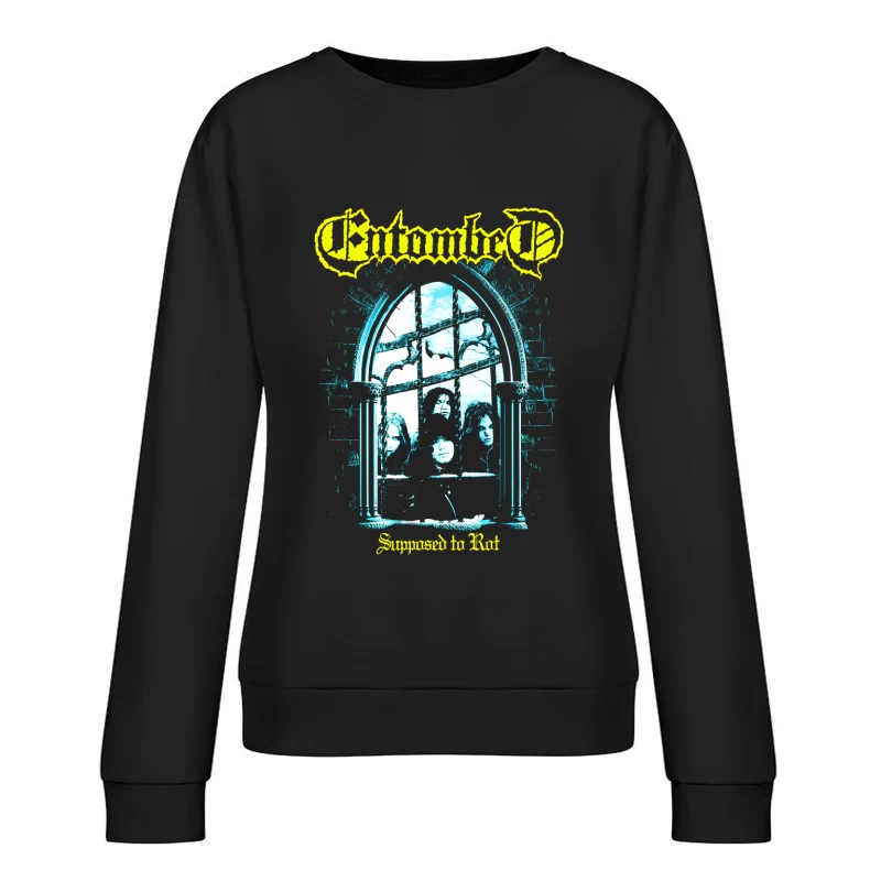 Entombed Supposed to Rot Female Pullover Sweatshirt