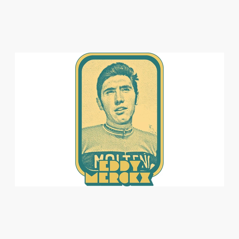 Eddy Merckx  Retro Cycling Fan Art Design Travel Mug