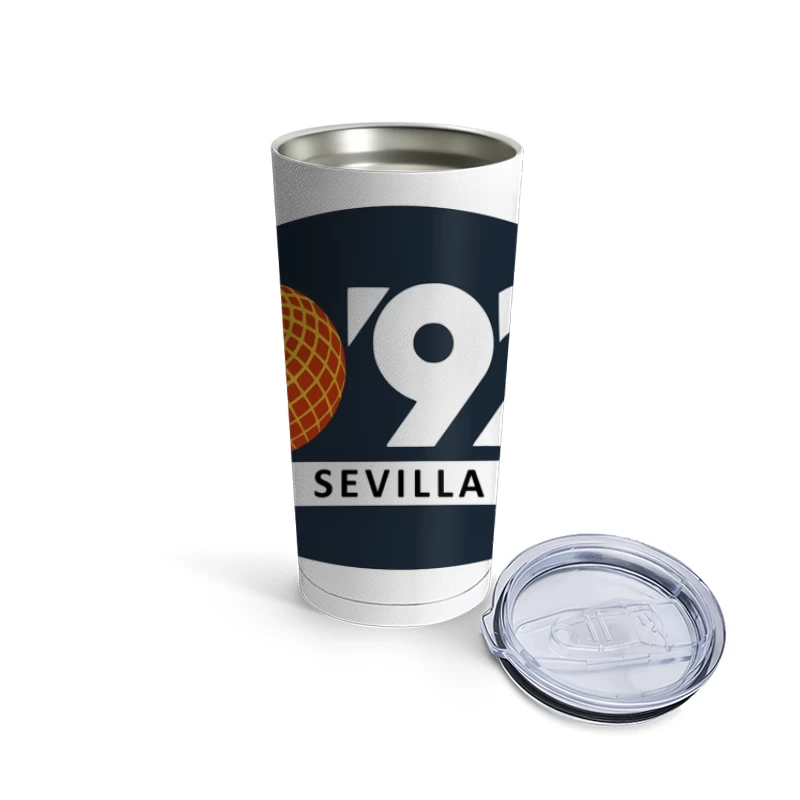 Expo '92 Sevilla World's Fair Logo Travel Mug