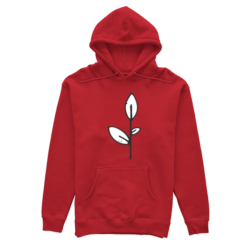 Illustration de plante minimaliste Femme Sweat à capuche