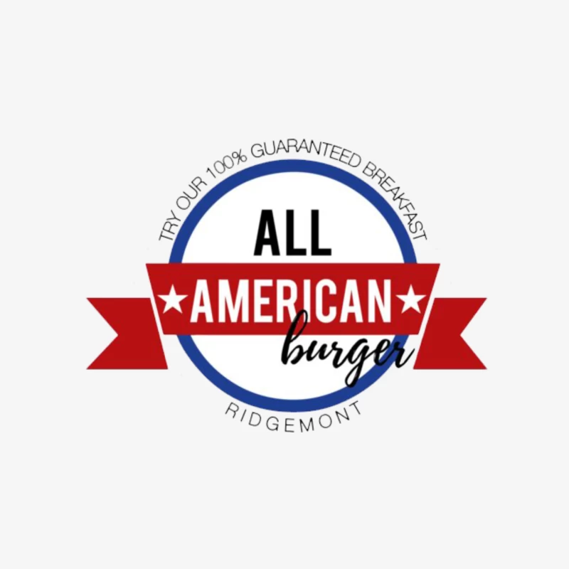 All american burger Male Pullover Sweatshirt