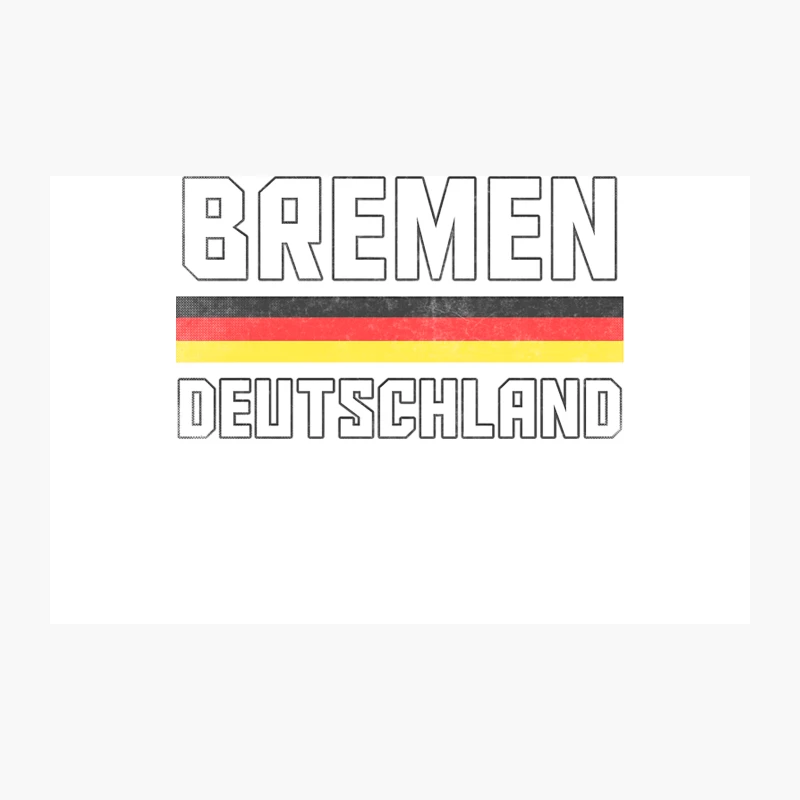 Bremen  Germany Faded Style Region Design Travel Mug