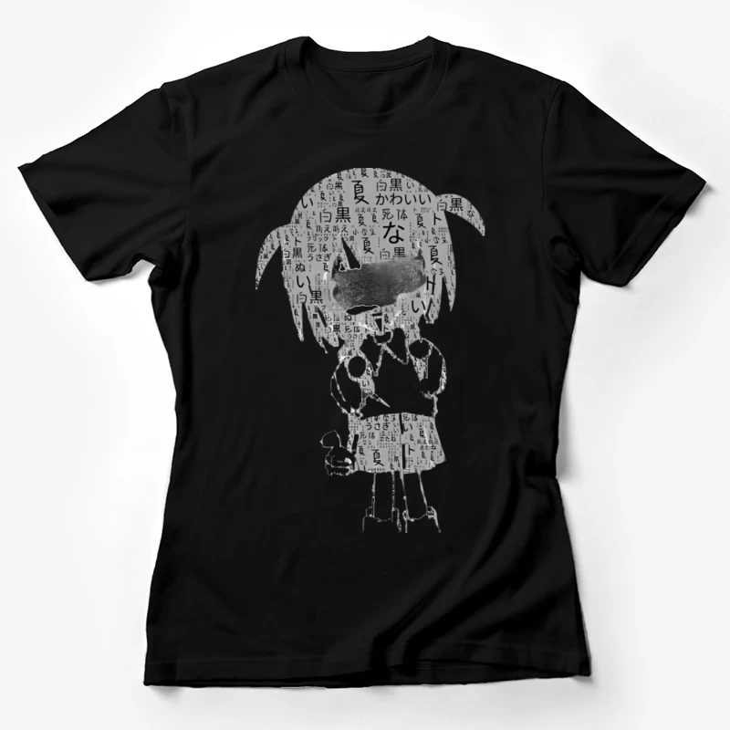Anime Charakter mit Texturen Damen T-Shirt