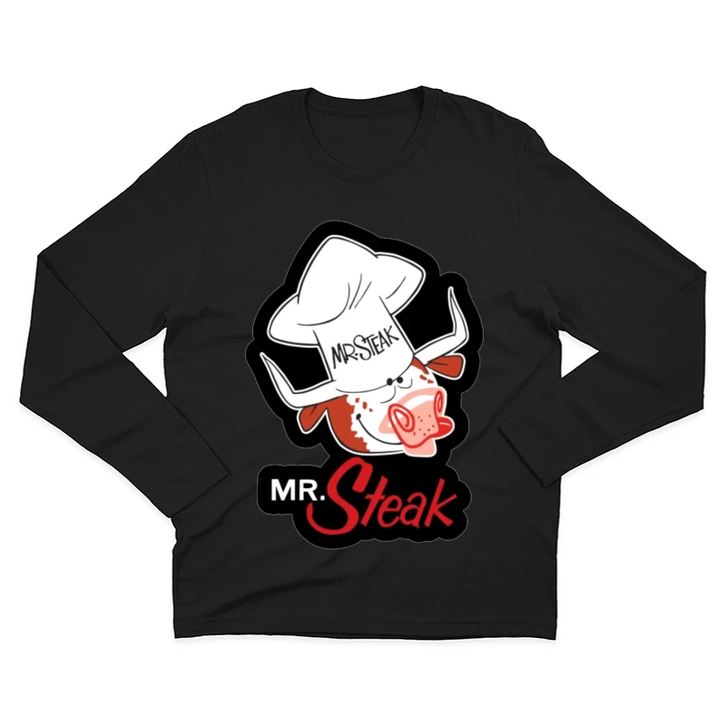 Mr. Steak Male Long Sleeve T-Shirt