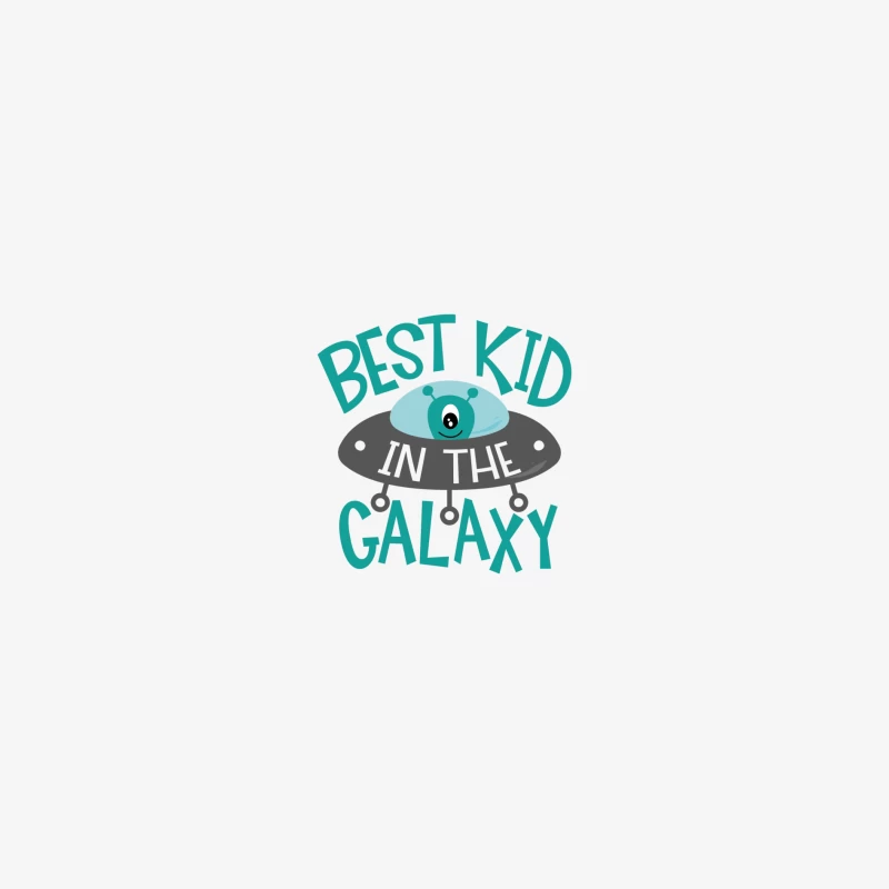Meilleur enfant de la galaxie avec OVNI coloré Homme Manches Longues T-Shirt