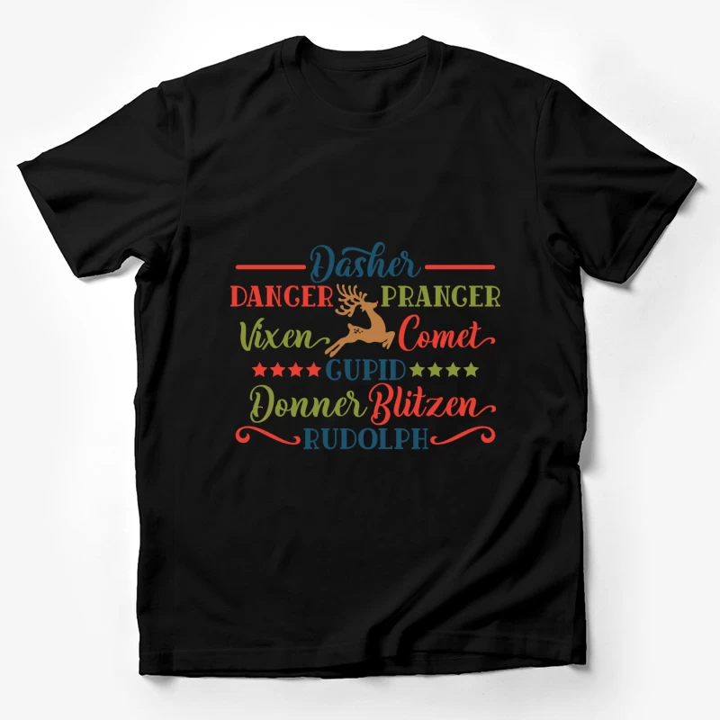 Noms des rennes de Noël Homme T-Shirt