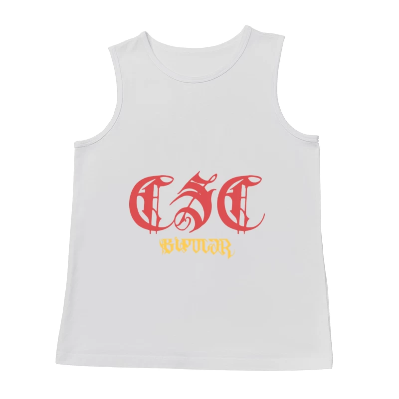 Gothic Stil Schriftzug Herren Tanktops