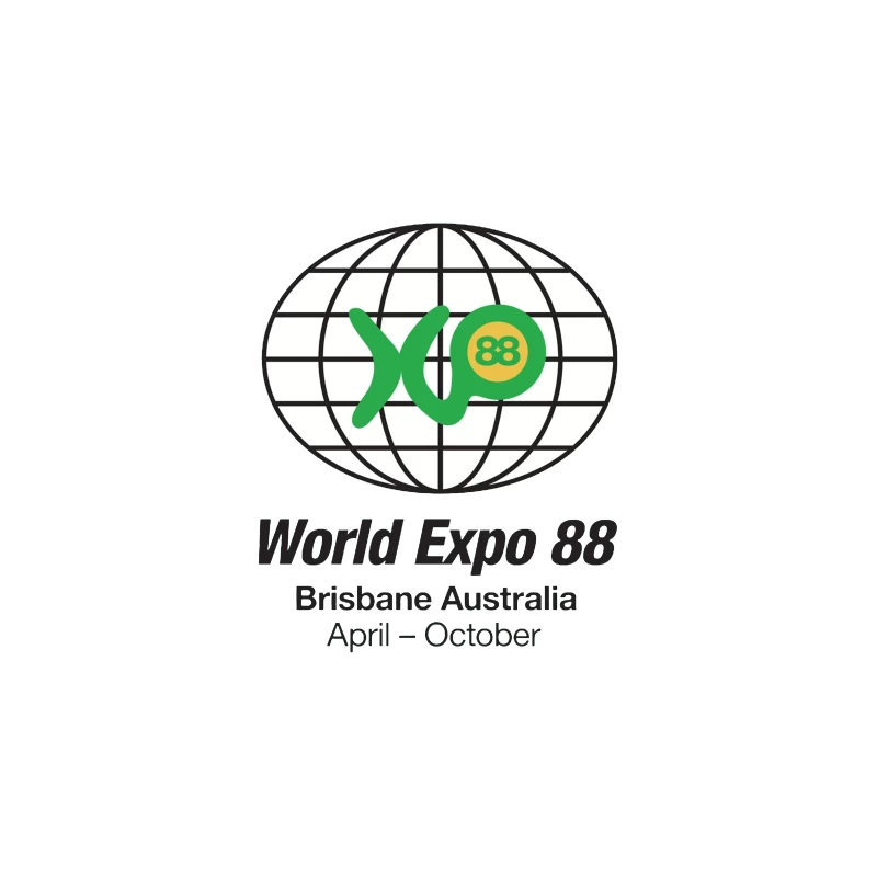 World Expo 88 Brisbane Australia Logo Tapestry