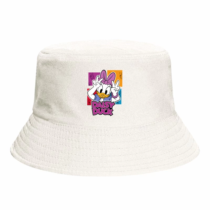 Retro Cartoon Duck – Playful & Nostalgic Design Bucket Hat