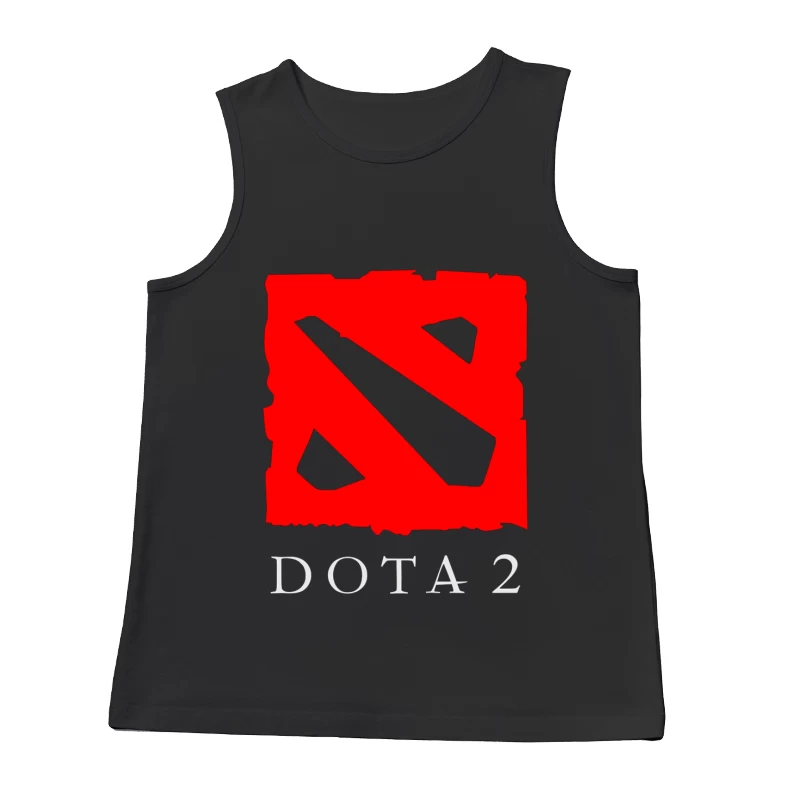 DOTA 2 Official Game Logo Male Tank Top