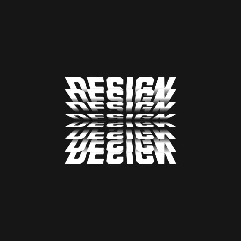 Design 3D avec Réflexion Miroir Homme T-Shirt