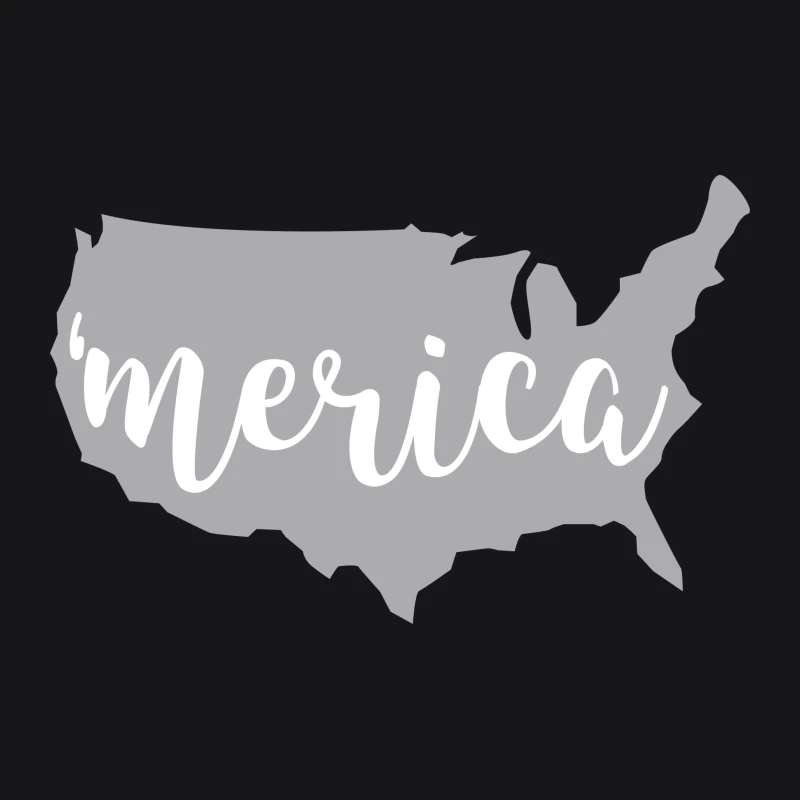 Carte des États-Unis avec 'Merica Femme Sweat à capuche