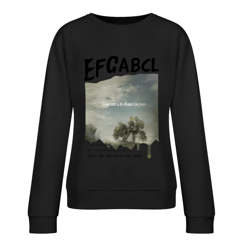 Musiknoten und Kunst Damen Pullover Sweatshirt