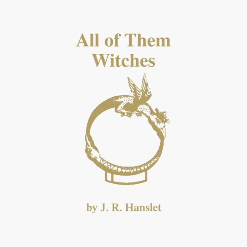 Mysterious Golden Witch Book Cover Cotton Tote Bag