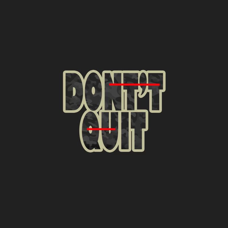 Motivational Quote on Perseverance Bucket Hat