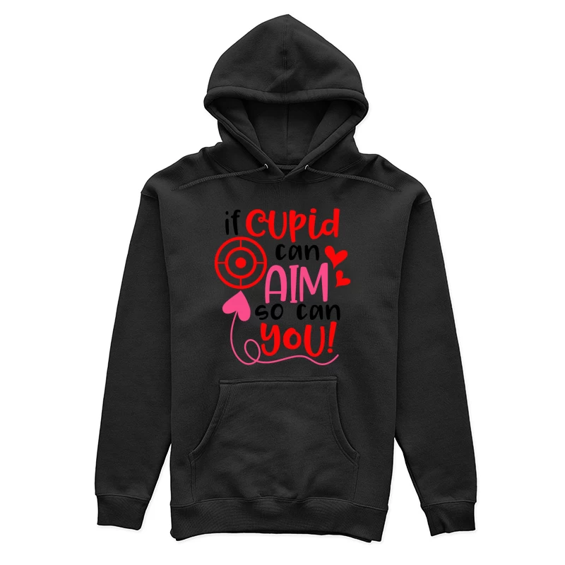Motivation de l'amour avec Cupidon Femme Sweat à capuche
