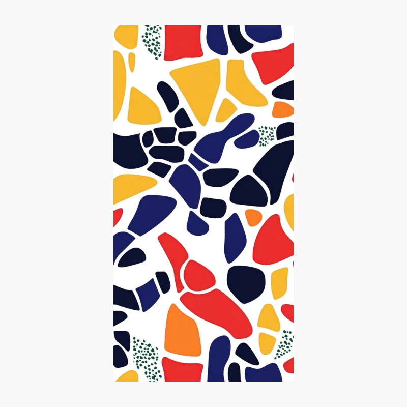 Vibrant Geometric Mosaic: Modern Abstract Pattern iPhone Case