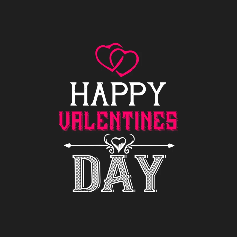 Cartolina di San Valentino con cuori Canotta Uomo
