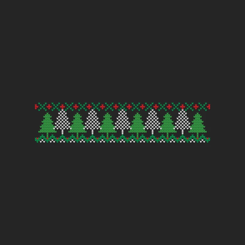 Motif de sapins et flocons de neige Homme Sweat-shirt à enfiler