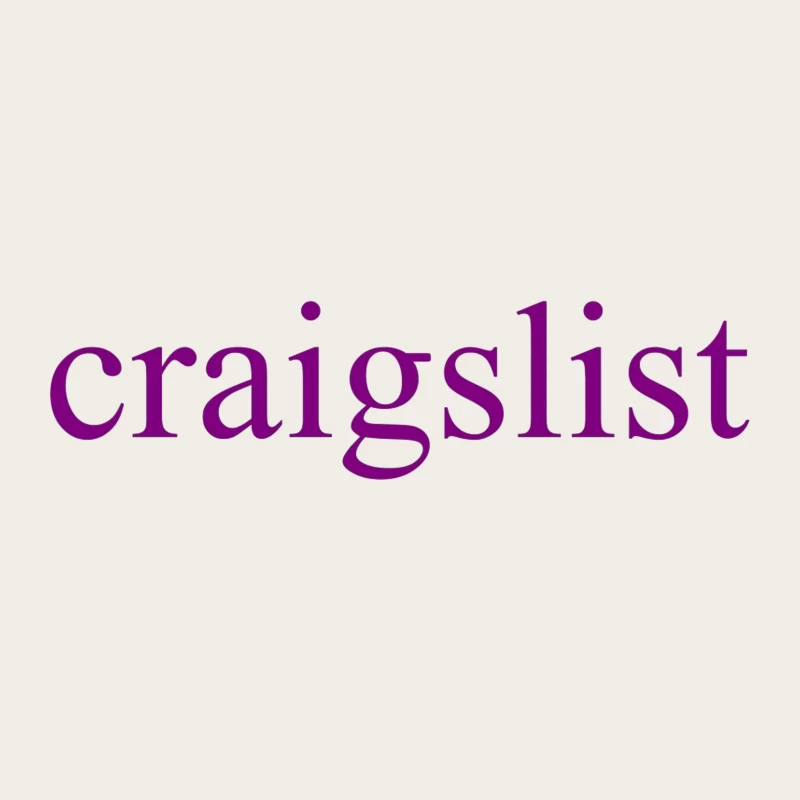 Craigslist Purple Logo Design Bucket Hat