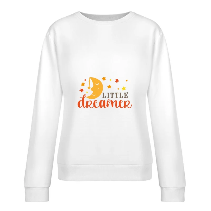 Kleiner Träumer mit Mond und Sternen Damen Pullover Sweatshirt