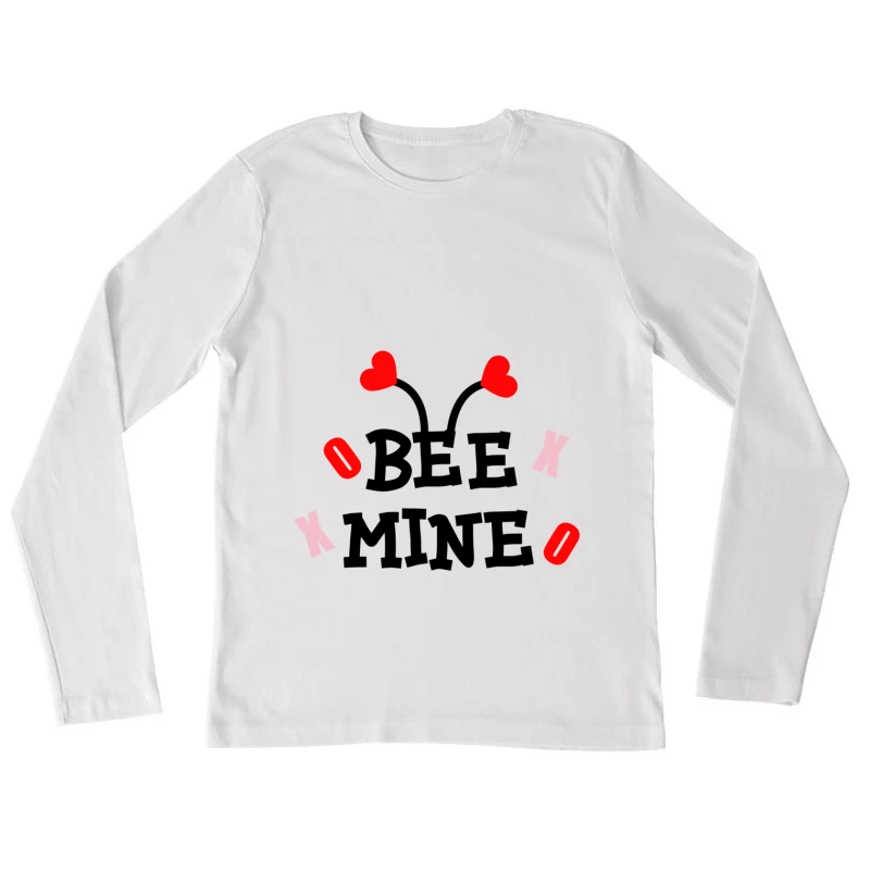 Sei mein, süßes Design Damen Langarm T-Shirt