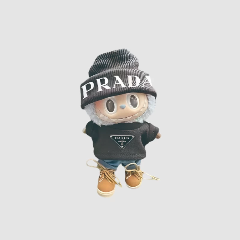 Poupée en tissu avec bonnet Prada Homme Sweat à capuche