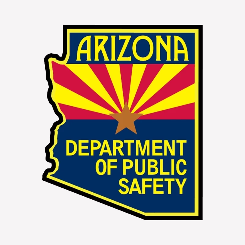 Arizona Department of Public Safety Official Logo Female T-Shirt