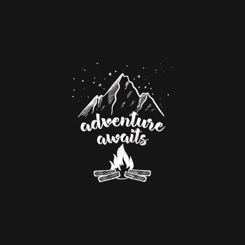 Adventure Awaits - HikingOutdoors Lover Design Desk Mat