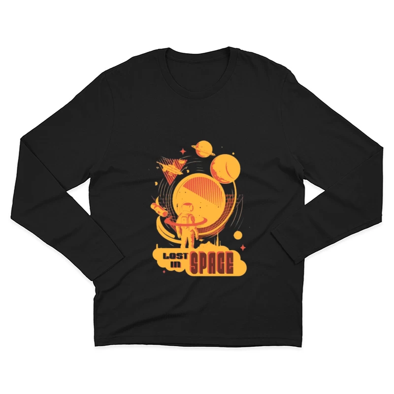 Aventure Perdue dans l'Espace Homme Manches Longues T-Shirt
