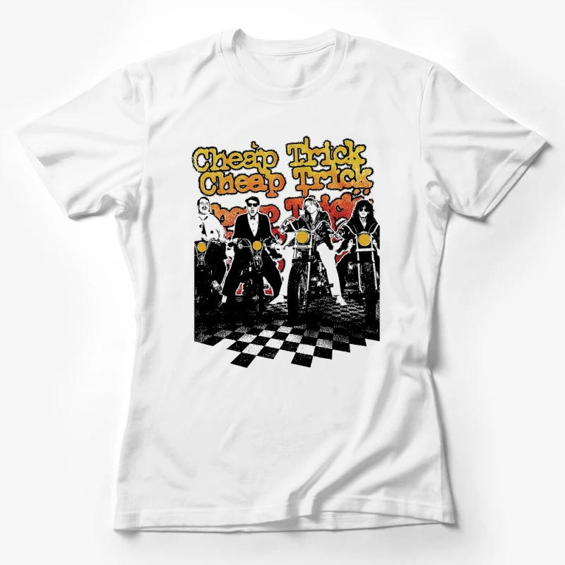 Cheap Trick Motorcycles Female T-Shirt