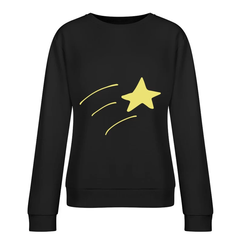 Étoile Filante en Mouvement Femme Sweat-shirt à enfiler