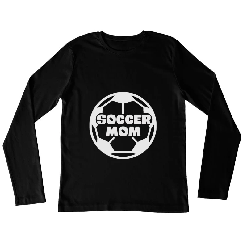 Design de maman de football Femme Manches Longues T-Shirt