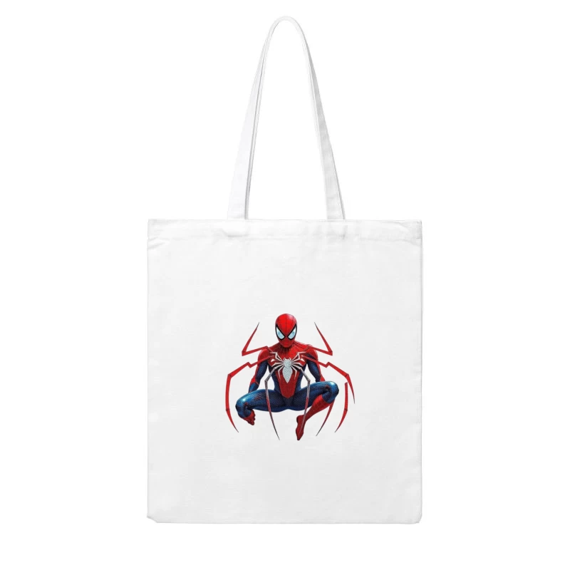 Spider-Man Advanced Suit from Marvel's Spider-Man Video Game Cotton Tote Bag