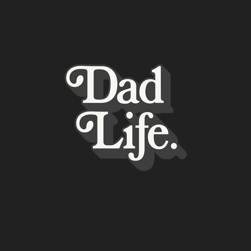 Dad Life - retro style fatherhood typography apparel Bucket Hat