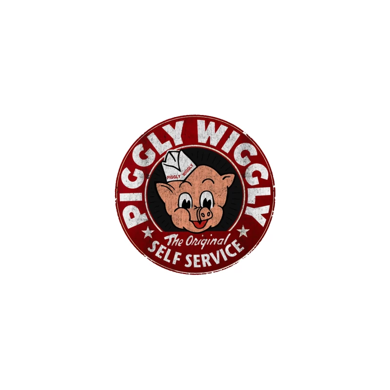 Vintage Piggly Wiggly Self-Service Grocery Store Logo Coffee Mug