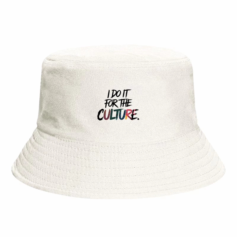 Urban Culture Slogan in Graffiti Typography Bucket Hat