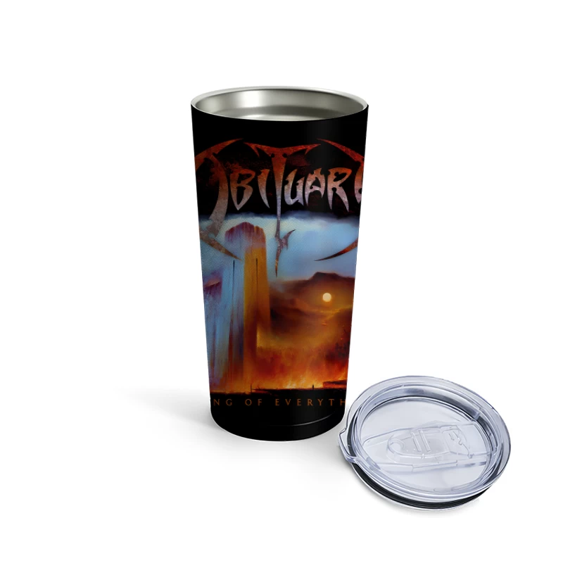 Obituary Dying of Everything Travel Mug