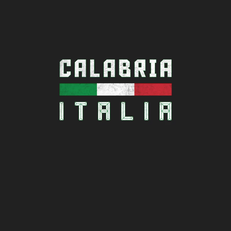 Calabria Italia  Italy Typography Design Bucket Hat