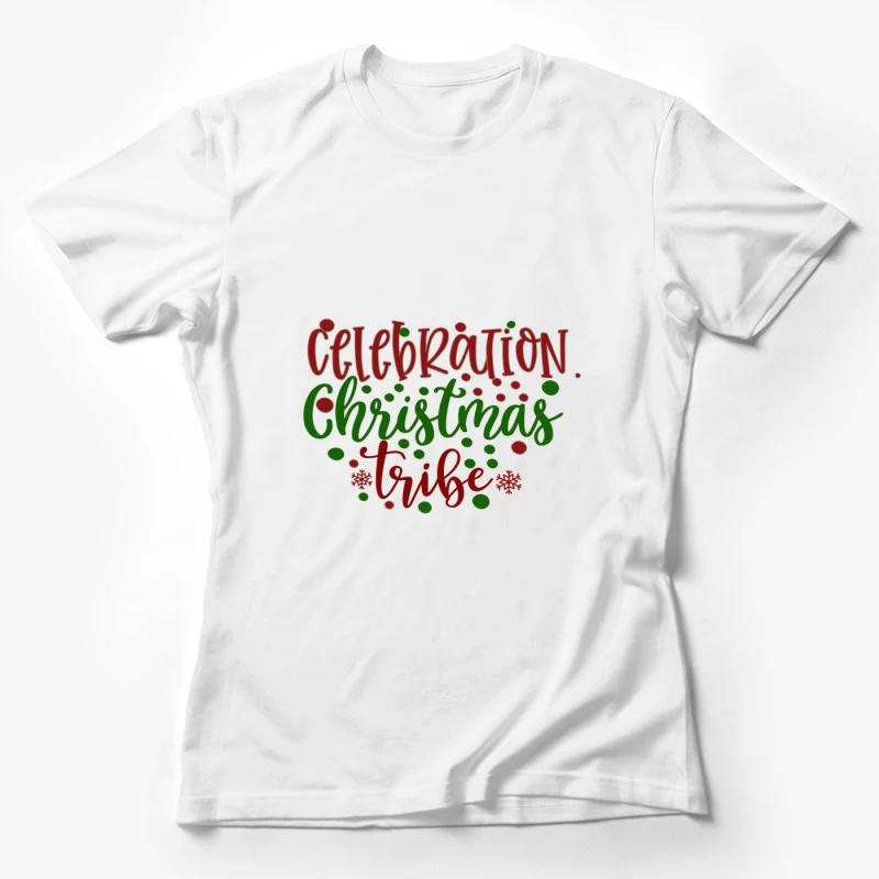 Graphisme de fête de Noël Femme T-Shirt