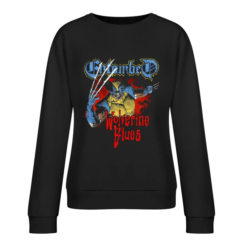 Entombed Wolverine Blues Edition Female Pullover Sweatshirt