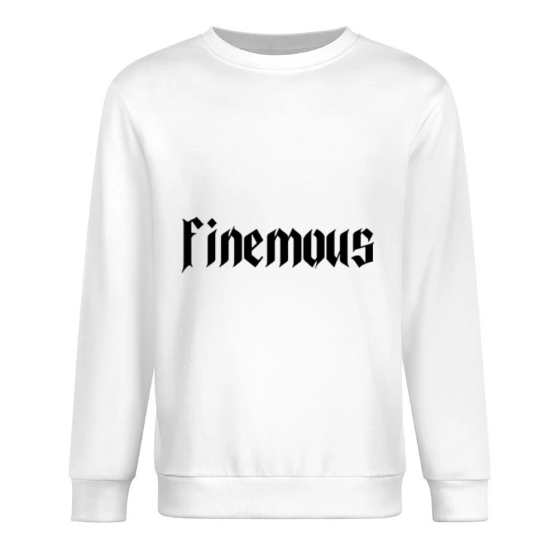 Gothic Schriftzug, Typografie Kunst Herren Pullover Sweatshirt