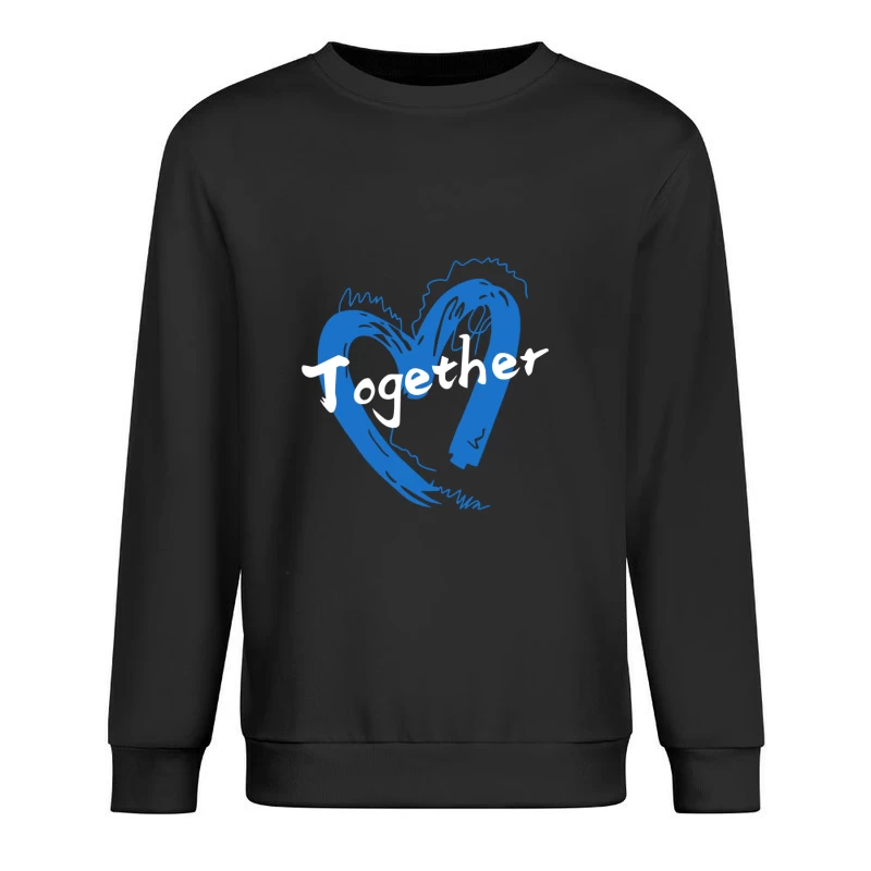 Gemeinschaftliches Herzdesign Herren Pullover Sweatshirt