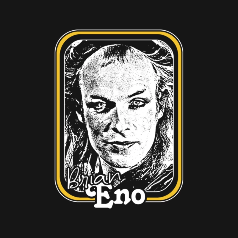Brian Eno  Retro Fan Art Design Mouse Pad