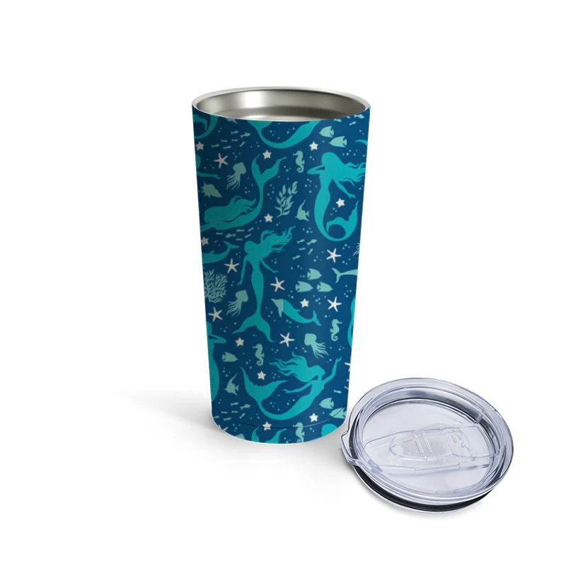 Dive into Whimsy: Enchanting Mermaid Adventure Travel Mug