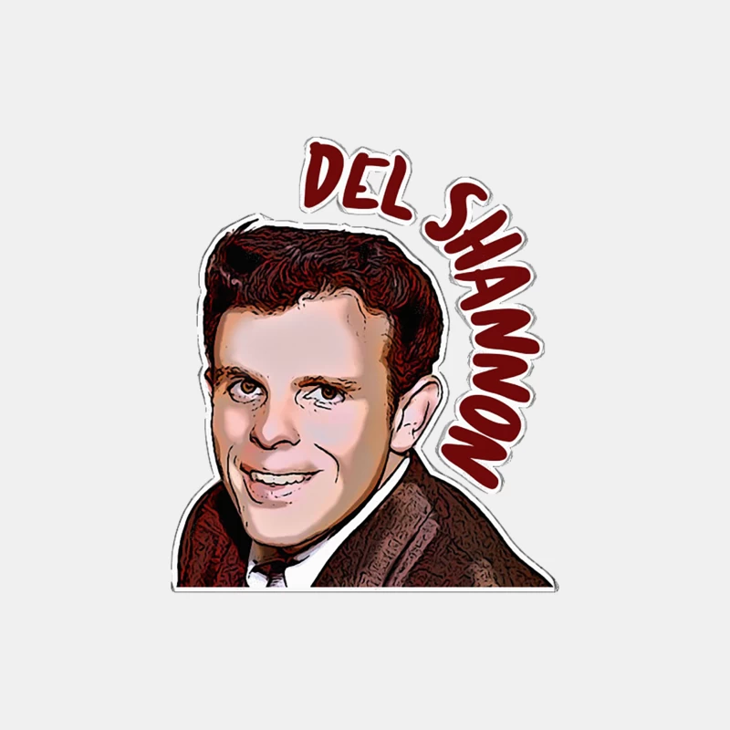 Del Shannon Retro Styled Tribute Artwork Male Tank Top