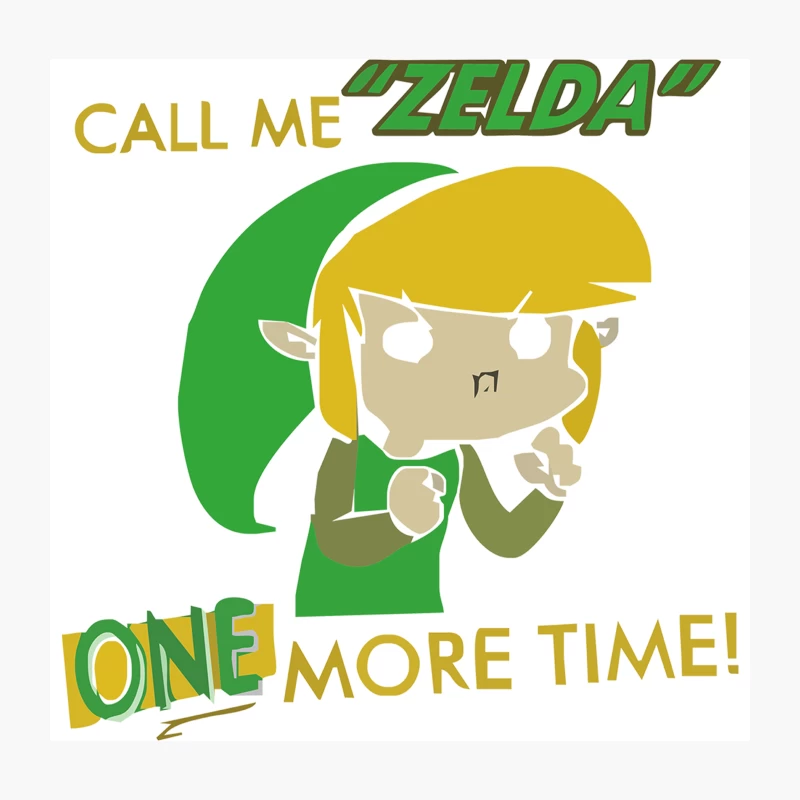 Call Me Zelda One More Time Throw Pillow