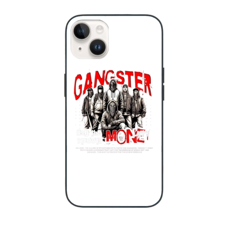 editable gangster money iPhone Case