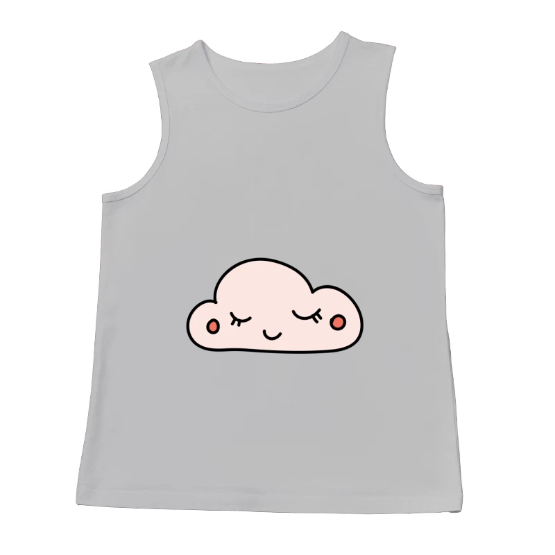 Nuage Kawaii avec Visage Calme Homme Débardeur