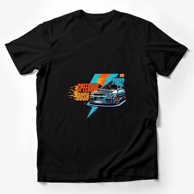 Nissan Skyline Autoillustration 2002 Herren T-Shirt